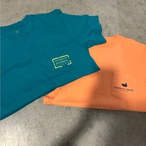 Southern Marsh' Teal and Orange T-Shirts